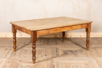 Large Pine Country Farmhouse Table
